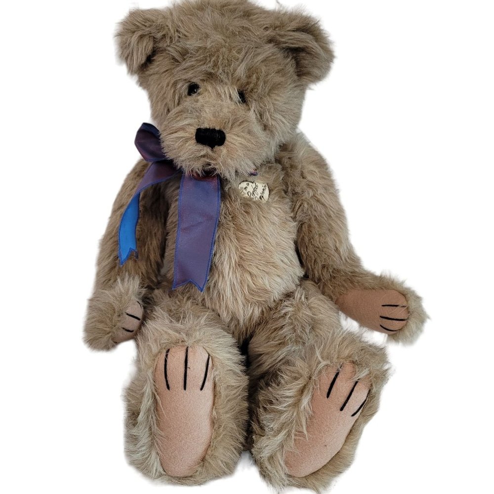 Ashton Drake Gallery Teddies Joined 22" bear perfect companion soft collectable.